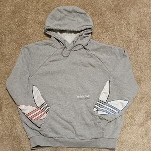 Adidas Gray Sweatshirt Hoodie with Classic Design